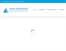 Tablet Screenshot of fonteimmobiliare.ch